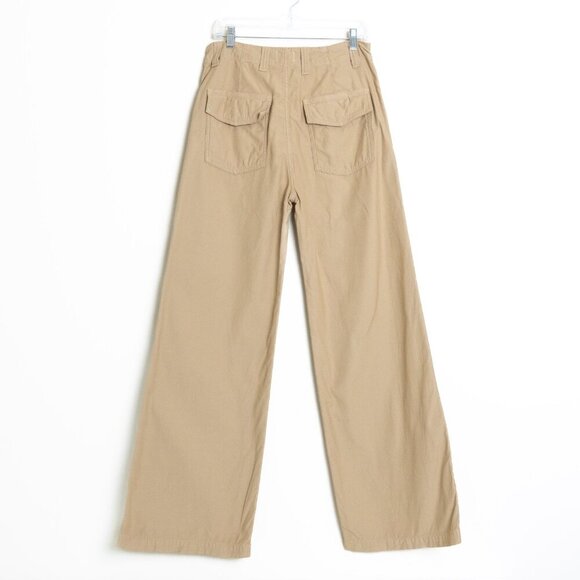 Citizens of Humanity Paloma Utility Trousers Wide Leg Pants Khaki - Picture 4 of 15